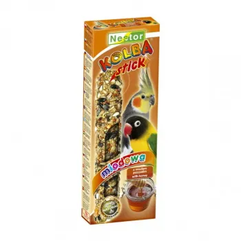 NESTOR Kolba dla średnich papug z miodem 2 szt.